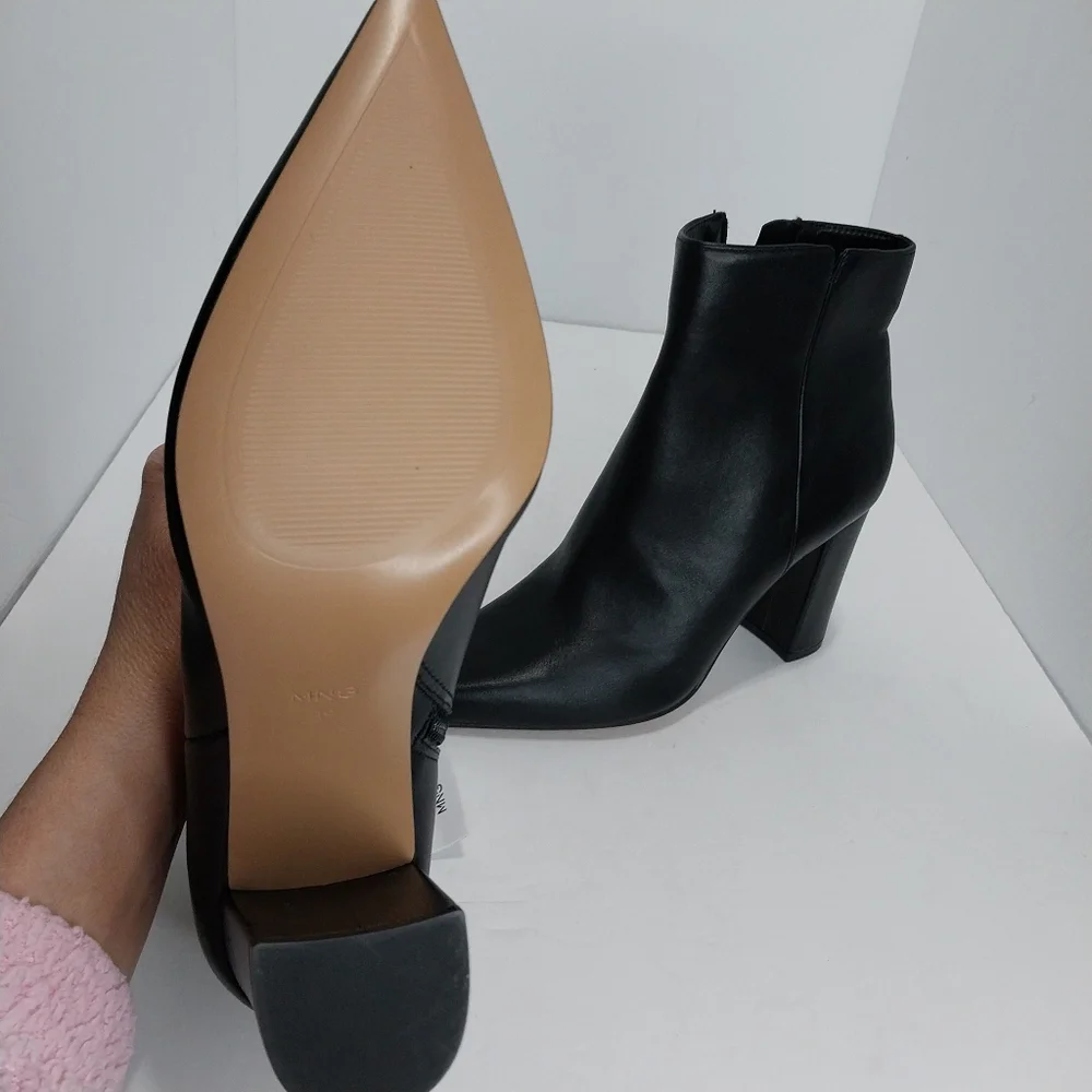 Mango Botin Ankle Boot, NWT,‎ Size 39|US 8.5